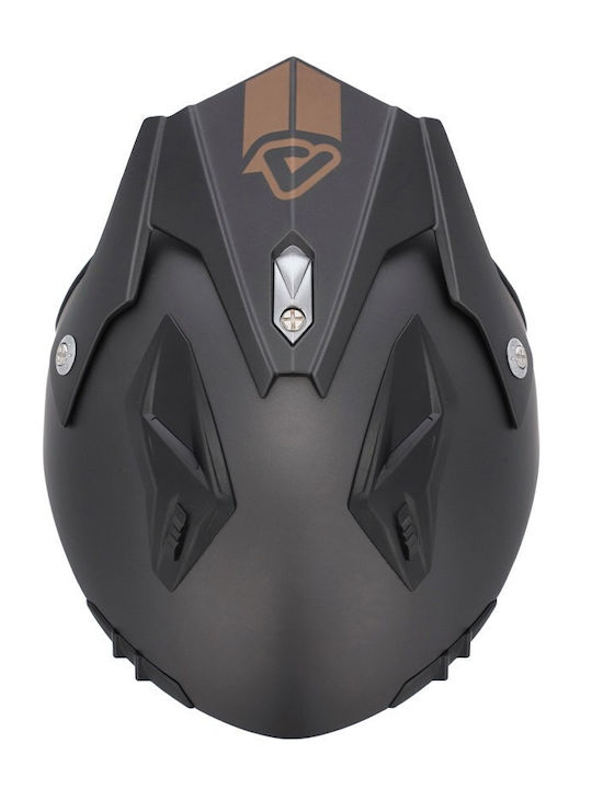 Acerbis Aria Metallic Dark Grey Κράνος Μηχανής Jet ECE 22.06 1200gr με Sunvisor