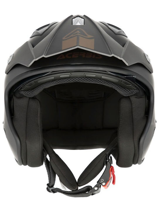 Acerbis Aria Metallic Dark Grey Κράνος Μηχανής Jet ECE 22.06 1200gr με Sunvisor