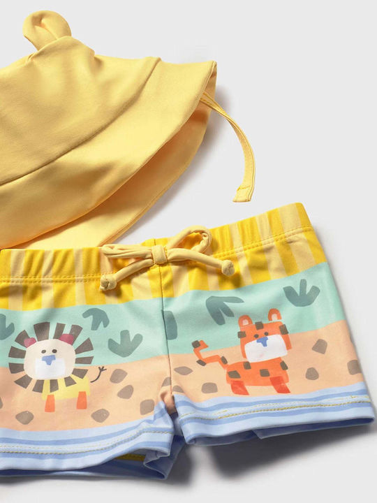 Mayoral Kinder Badeanzug Bademoden-Set Mustard