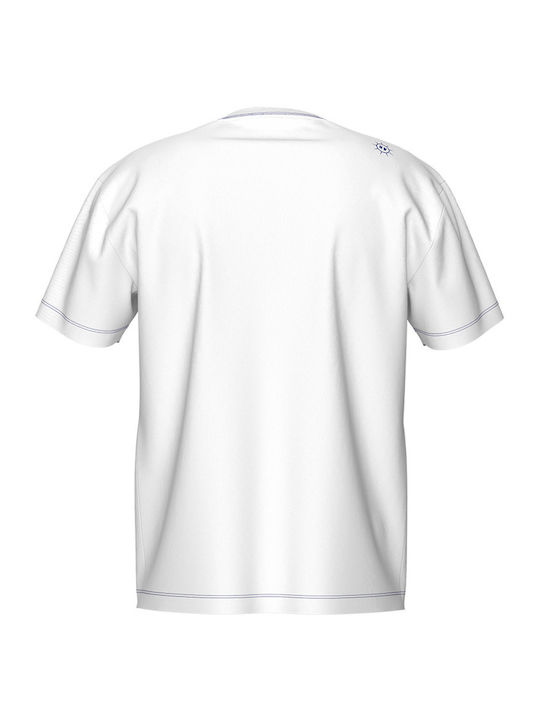 Arena Swim Men Short Sleeve Sun Protection Shirt White
