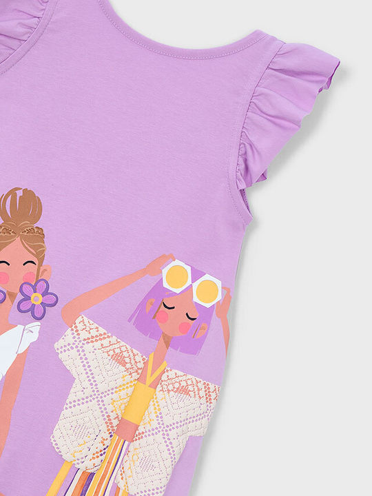 Children's Dress Sleeveless Lilac