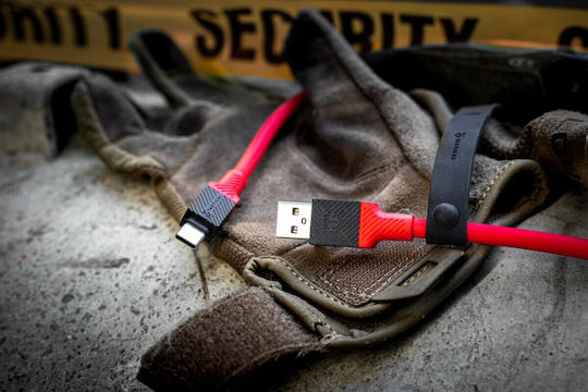 Tactical USB-C zu Lightning Kabel Rot 1m (57983117398)