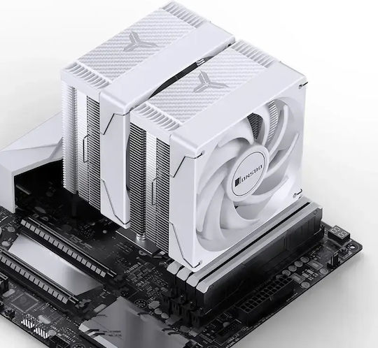 Jonsbo Ψύκτρα Επεξεργαστή για Socket AM4/AM5/1200/115x/1700 με ARGB Φωτισμό Λευκή