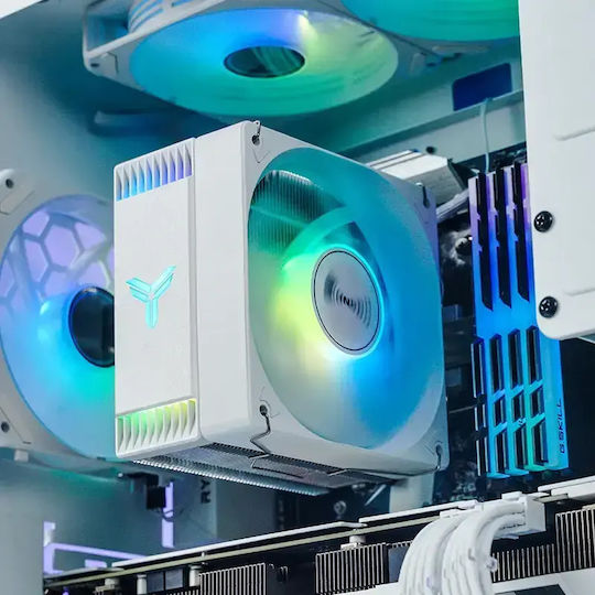 Jonsbo CR-1000MAX CPU Cooling Fan with ARGB for 115x/1200/1700/1851 Socket White