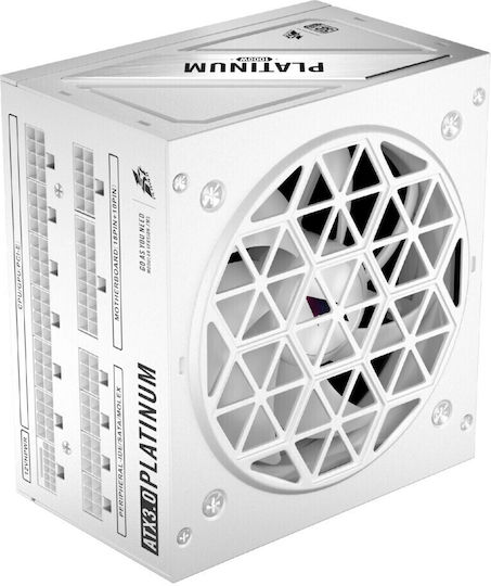 1STPLAYER NGDP1000 1000W White Computer Power Supply Full Modular 80 Plus Platinum