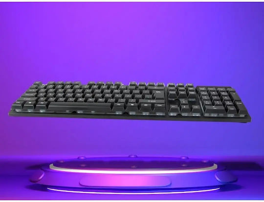 AT06207 Gaming Πληκτρολόγιο με RGB φωτισμό (Αγγλικό US)