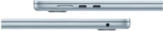 Apple MacBook Air 15,3" Panou IPS Ecran Retina (M4-10 Nuclee/32GB/2TB SSD/10-Core GPU) cu Încărcător 35W (Port Dublu) Albastru Cer International English Tastatură