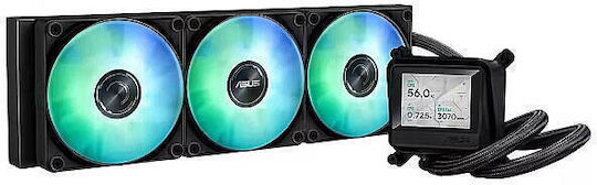Asus MAX Gaming LC 360 ARGB LCD Υδρόψυξη AIO CPU με 3 Ανεμιστήρες 120mm