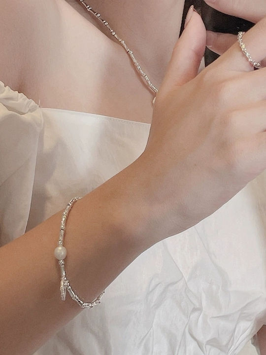 Women's Bracelet with design Heart made of Silver