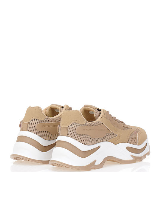 Damen Chunky Sneakers Braun