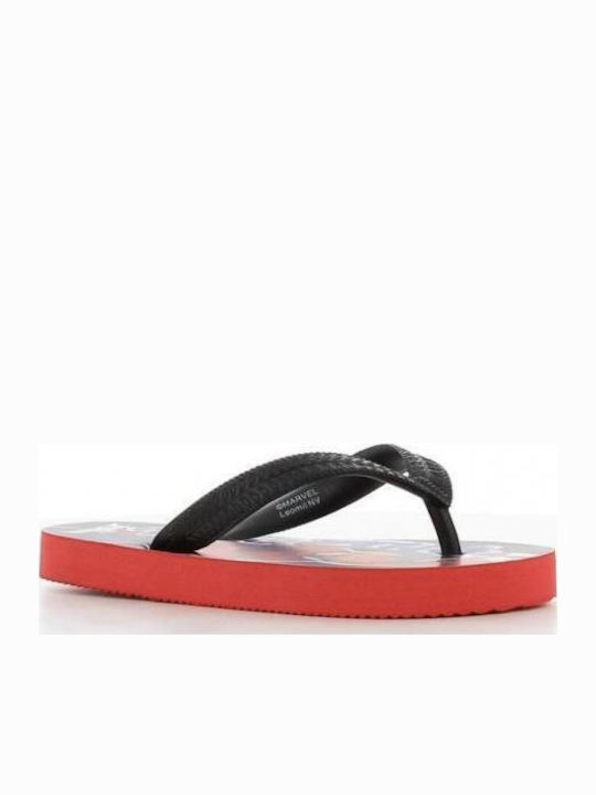 Șlapi pentru copii Flip Flops Spider-Man Negre