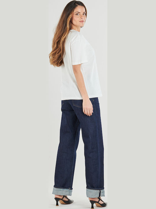 Damen T-Shirt Weiß
