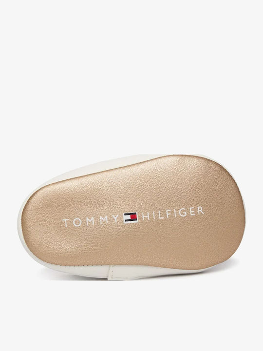 Tommy Hilfiger Βρεφικά Sneakers Αγκαλιάς Μπεζ