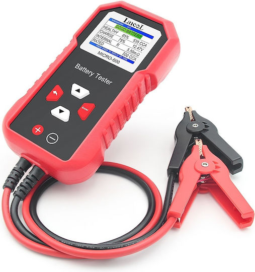 Lancol Micro-500 Tester Baterie Auto Verificare Rapidă 12v Compatibil Plumb-acid Lifepo4 Agm Gel Efb Rezultate Prin Cod Qr
