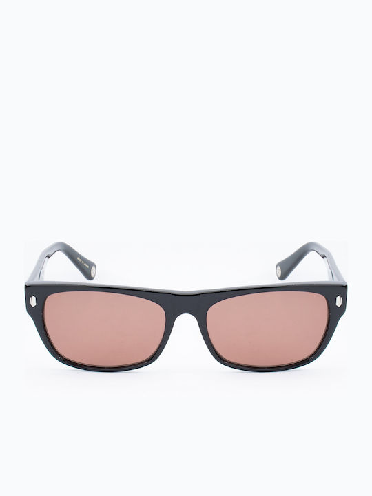 Belstaff Sunglasses Μαύρα with Acetate Frame & Pink Lens Belstaff Sunglasses Μαύρα with Acetate Frame & Pink Lens