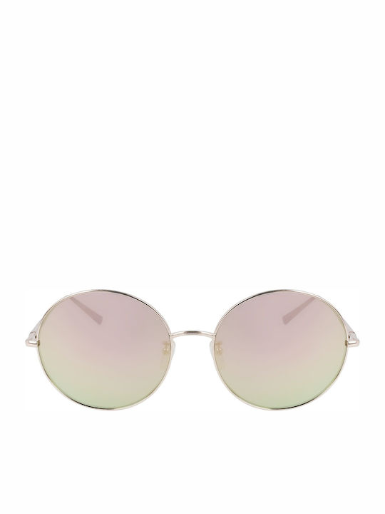 Longchamp Ochelari De Soare Roz Cu Ramă Metalică