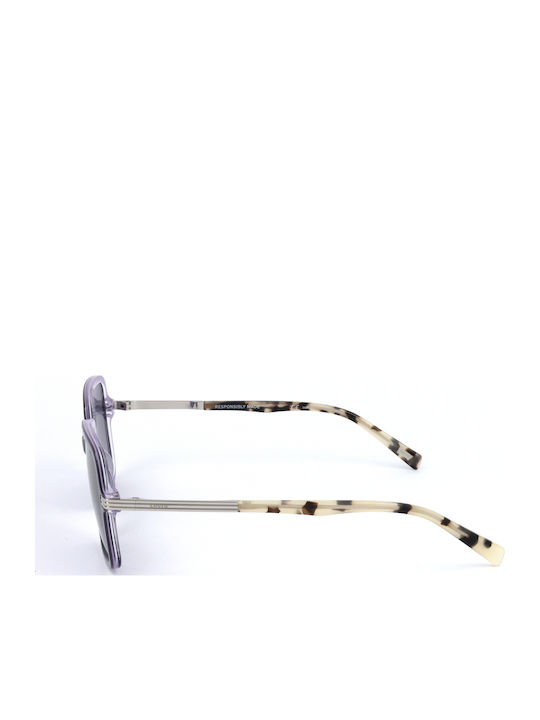 Levi's Ochelari De Soare Pentru Femei Cu Ramă Neagră Și Lentile Albastre