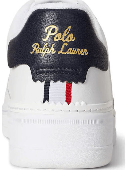Court Sneakers Wht / Navy / Red