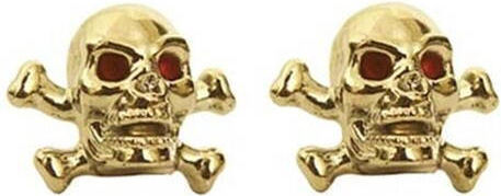 Pegas Valve Cap Skull&bones Nmx 2pcs Gold