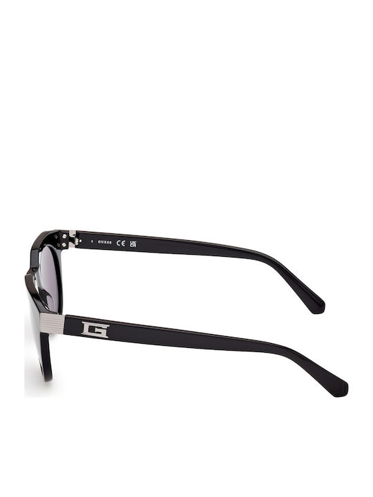 Guess Unisex Γυαλιά Ηλίου με Μαύρο Κοκκάλινο Σκελετό και Γκρι Φακό GU00214 01A