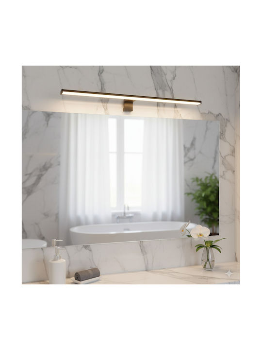 Adeleq Lumină de Baie cu LED Integrat și Lumină Alb Natural 40x5.25cm
