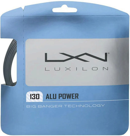 Luxilon Alu Power Χορδή Τένις Ασημί 12m, Φ1.30mm