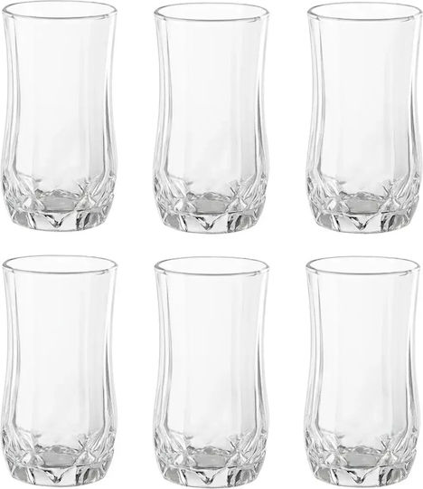 Set Pahare Pentru Apă Și Cocktail Din Sticlă 330ml 6 Bucăți