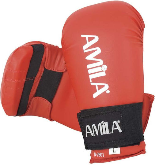 AMILA MMA-Handschuhe aus Kunstleder Schwarz