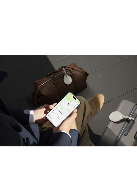 Satechi Vegan-leather Findall Luggage Tag Sand
