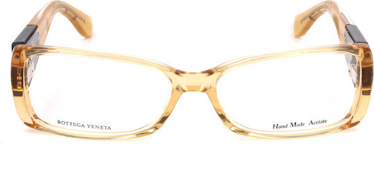 Bottega Veneta Plastic Eyeglass Frame Brown