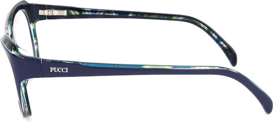 Women's Acetate Prescription Eyeglass Frames Blue EP2668 400