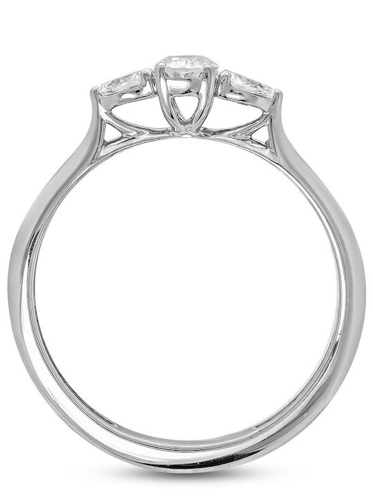 Diamond Group Single Stone with Diamond