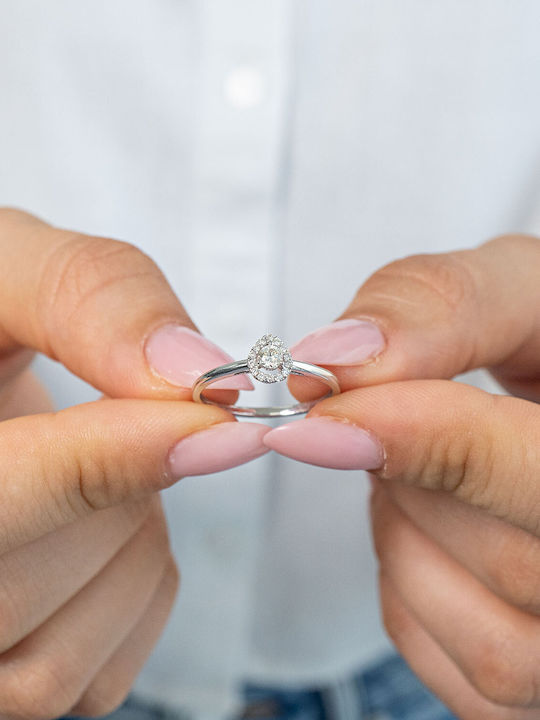 Diamond Group Single Stone with Diamond