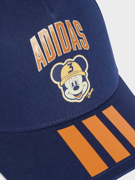 adidas Kids' Jockey Fabric Blue Hat