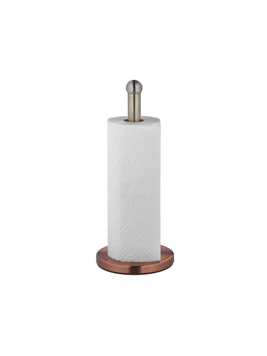 Relaxdays Suport Pentru Prosoape De Hârtie Metalic Gri 35x15cm 10043314