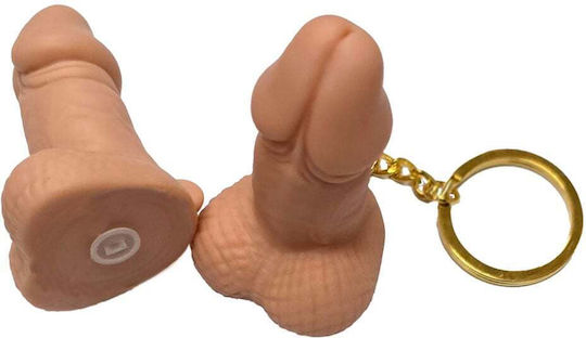 Diablo Picante Whistle Keychain In Shape A Penis In Flesh Color