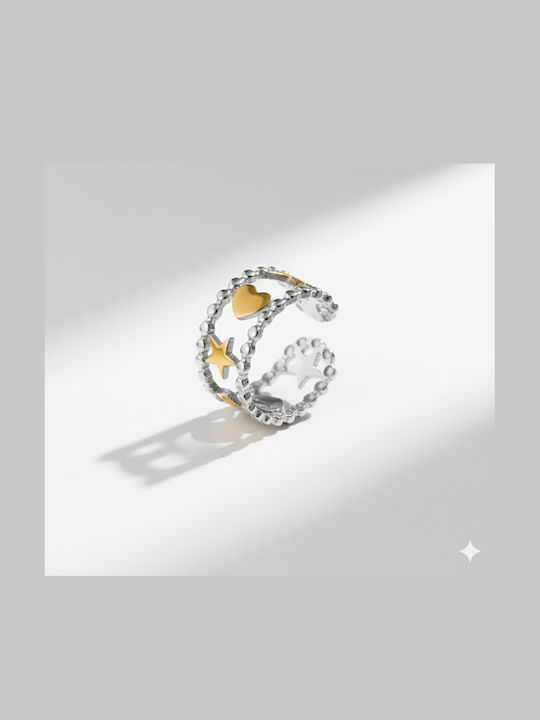 Sharks Bay Clothing Damen Ring aus Stahl