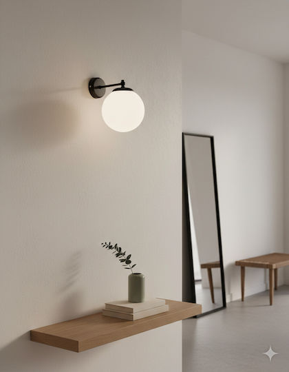 Heronia GL-600/AP Leuchte Wand Schwarz 15x15cm Heronia GL-600/AP Leuchte Wand Schwarz 15x15cm