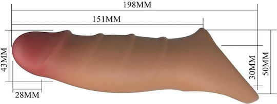 Realistisch Vibrator Braun