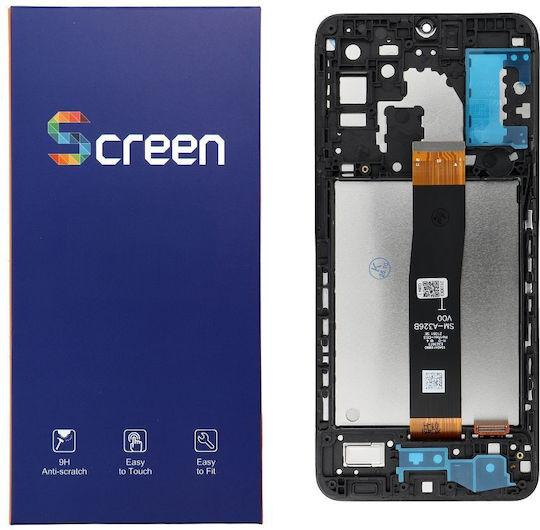 OG Οθόνη με Μηχανισμό Αφής και Πλαίσιο για Galaxy A32 5G (Μαύρο)