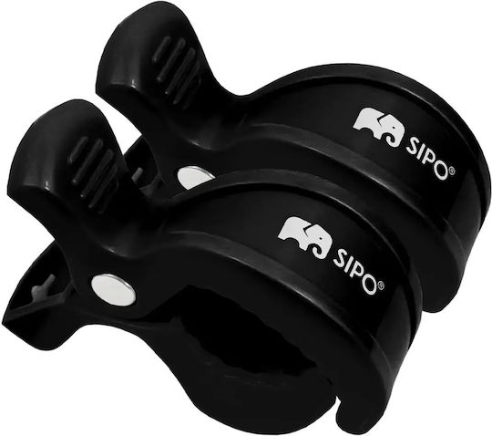 Sipo Clips Καροτσιού Μαύρα