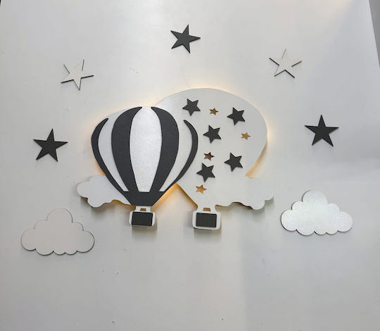 Led Wooden Kids Wall Light