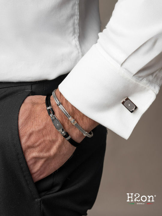 H2on Damen Armband aus Leder