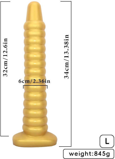 Kinksters Πρωκτική Σφήνα XXLarge Κίτρινη
