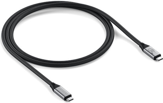 Satechi USB 4 Cable USB-C male - USB-C 240W PD Μαύρο