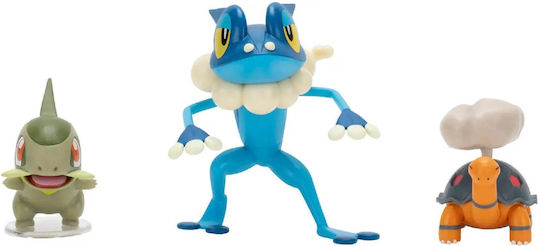 Pokemon Battle Ready-Wave 24 Pokemon Torkoal, Axew, Frogadier για 4+ Ετών