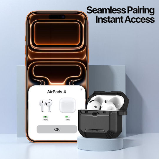 Dux Ducis Pecs Θήκη Πλαστική σε Μαύρο χρώμα για Apple AirPods 4