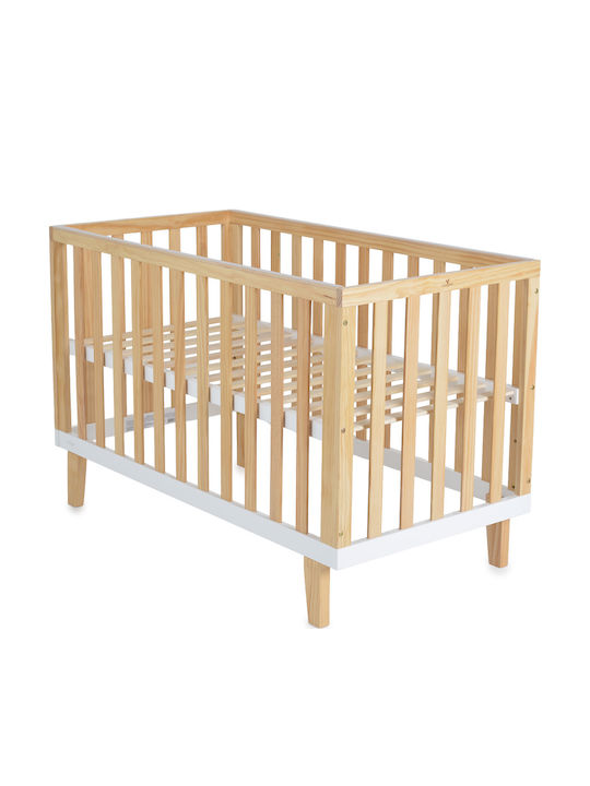 Cangaroo Βρεφική Κούνια Μπεζ με Στρώμα 60x120cm
