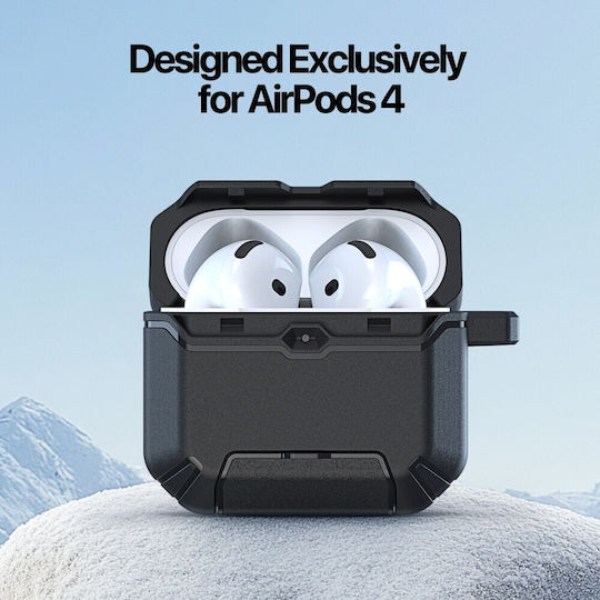 Dux Ducis Pecs Θήκη Πλαστική σε Μαύρο χρώμα για Apple AirPods 4