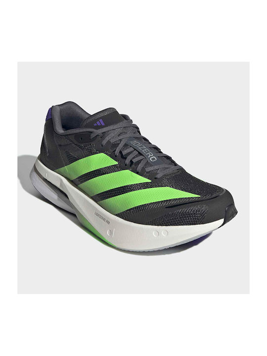 Adizero Boston 13 Ανδρικά Αθλητικά Παπούτσια Running Γκρι Χρώμα